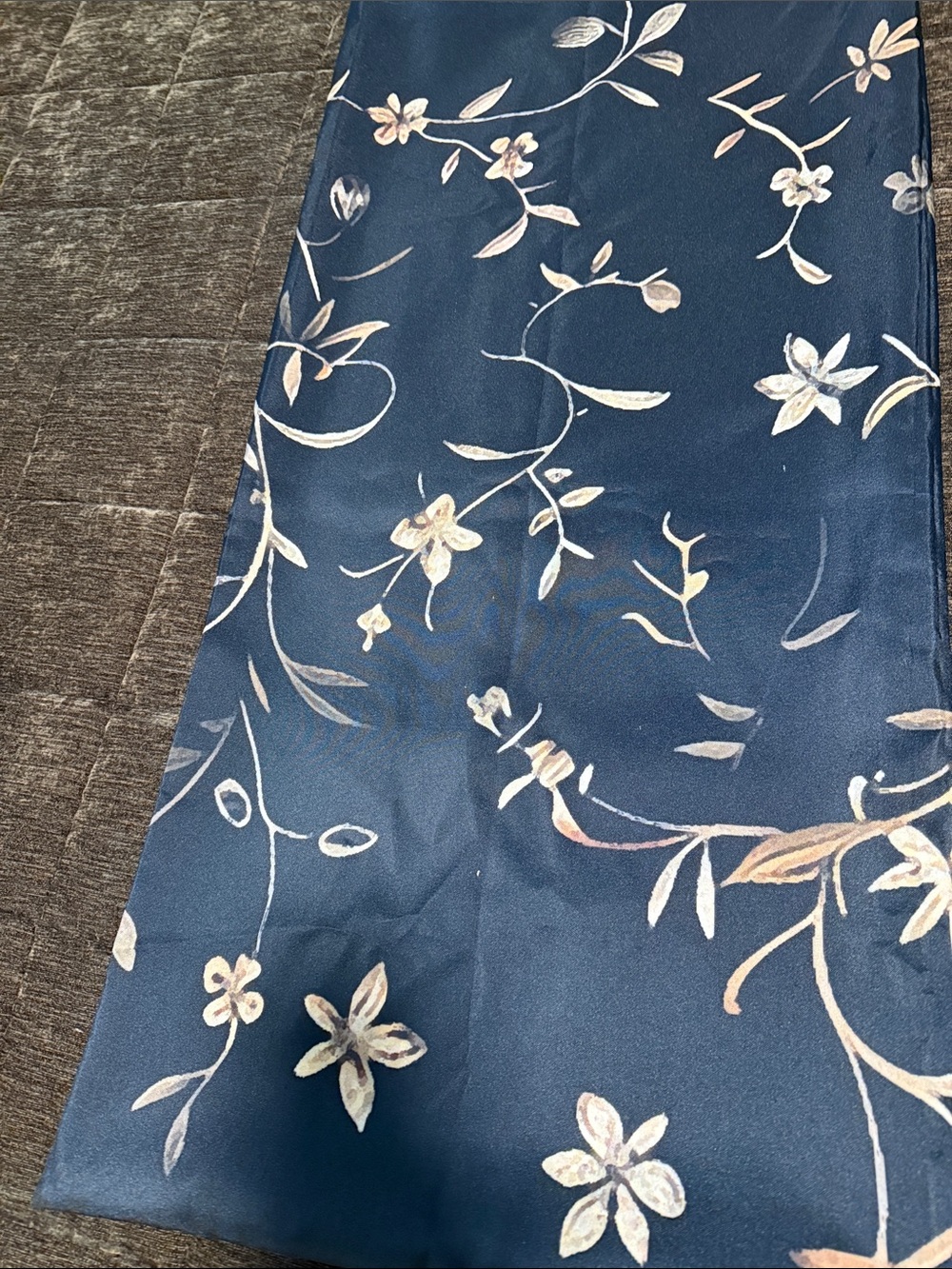 Black Floral Shower Curtain - Brand Unspecified
